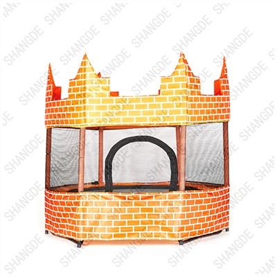 Trampolín para niños Castle de 60 pulgadas