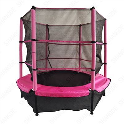 Trampolín para niños con red