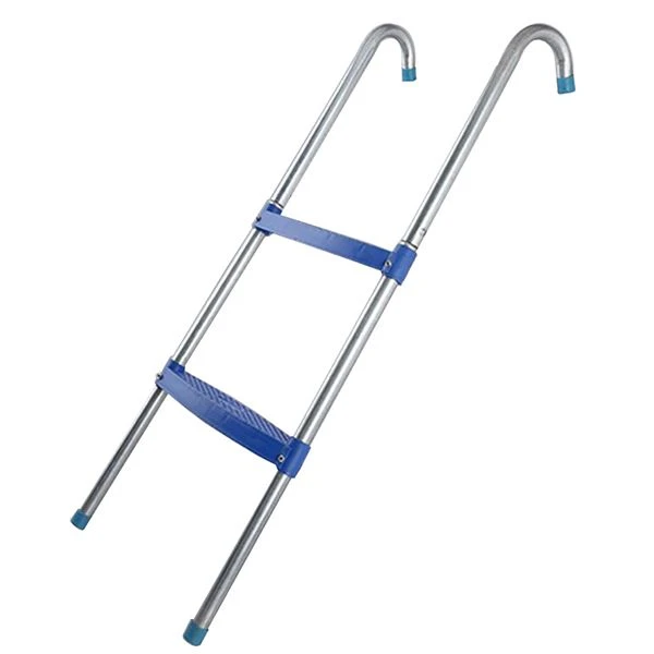 Escalera de trampolín con peldaño de plástico